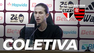 FILIPE LUÍS | COLETIVA PÓS-JOGO | SÃO PAULO 2 X 1 FLAMENGO | BRASILEIRÃO (26/01/28)