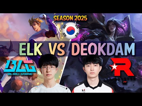 BLG Elk vs KT deokdam - Elk EZREAL vs deokdam KAI'SA ADC - Patch 15.6 KR Ranked | lolrec
