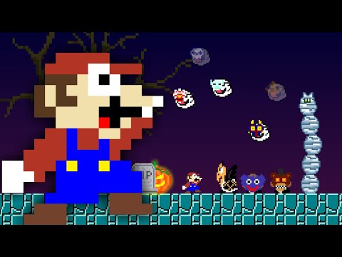 Mario Goes Trick-or-Treating On Halloween Night | 2024 Halloween Special Mario Maze
