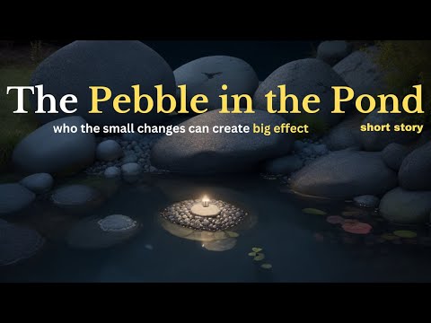 The Pebble in the Pond | #short story | how the small changes creates big effects in life