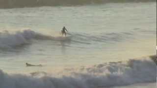 preview picture of video 'Surfing Sea Palling Sunrise Session 5:28am'