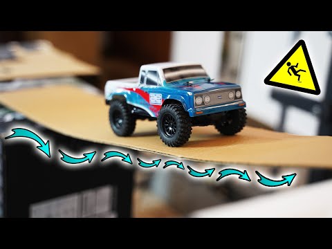 Hardcore CRAWLER PARK mit instabiler BRÜCKE! - Schafft das der neue 60€ MINI RC Truck?