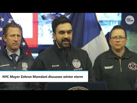 Winter storm watch NYC: Mamdani talks safety plan as New York braces for possible 14 inches of snow