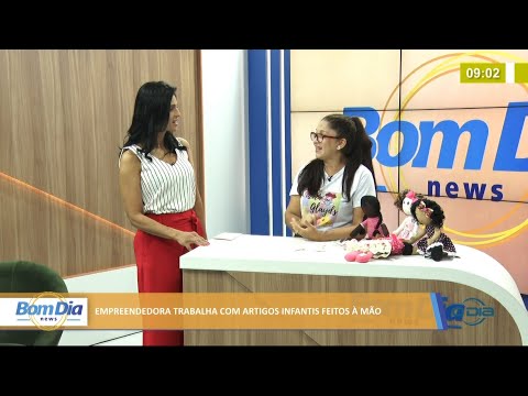 Empreendedora trabalha com artigos infantis feitos aÌ€ maÌƒo 05 10 2021