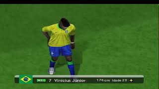 BRASIL X INGLATERRA SEMIFINAL COPA DO MUNDO PES 6 DIFICULDADE DIFICIL