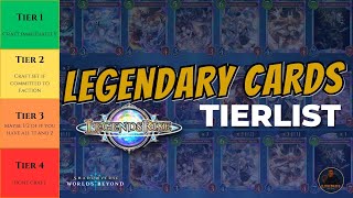 Legendary Cards Crafting Guide & Tier List