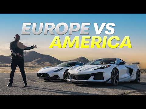 Maserati MC20 vs Corvette Z07: Europe vs USA Track Showdown | 4K