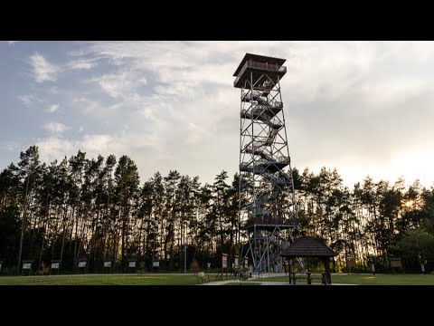 WIEŻA WIDOKOWA w UHOWIE najwyższa na PODLASIU 44m na podróżach