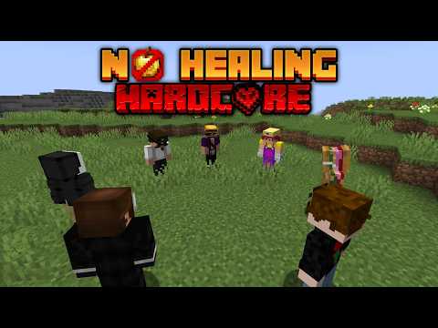 Can YOU Beat Minecraft if ALL Damage is Permanent? - No Healing Hardcore (FULL SERIES)