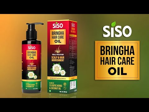 Siso Bringa Herbal Hair Care Oil 190 ml Organic Bringha