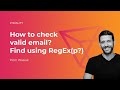 EN How To Check Valid Email Find Using RegEx P Piotr Wasiak