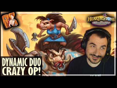 DYNAMIC DUO IS CRAZY OP! - Hearthstone Battlegrounds