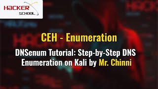DNSenum Tutorial on Kali Linux by Hackerschool: Step-by-Step DNS Enumeration Guide