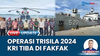 Murid TK, SD & SMP di Fakfak Ikut Operasi Trisila 2024, Saksikan 4 Kapal Perang RI di Pelabuhan Laut