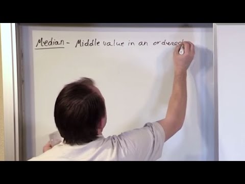 Lesson 12 - Median and Mode in Statistics