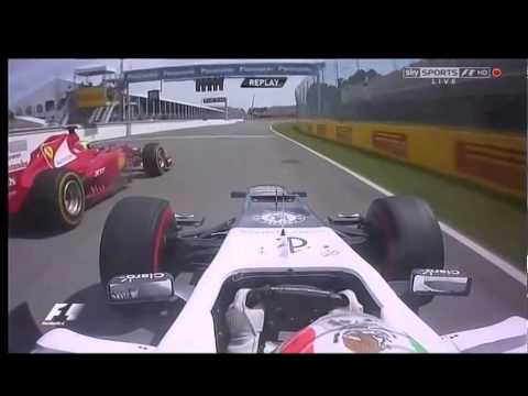 Perez overtakes Rosberg (Massa) | Montreal 2012