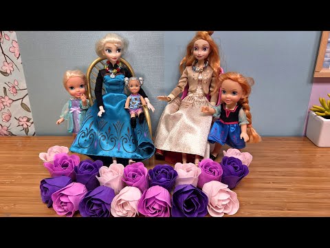 Mother's Day 2025 ! Elsa & Anna toddlers - home spa - nails - makeup - orbeez - Barbie dolls