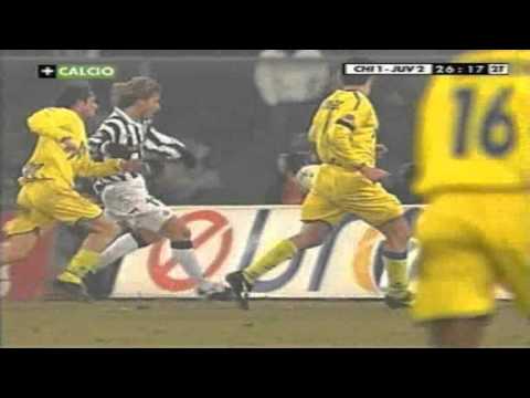 Serie A 2001-2002, day 20 Chievo - Juventus 1-3 (Ferrara, Moro o.g., Marazzina, Del Piero)
