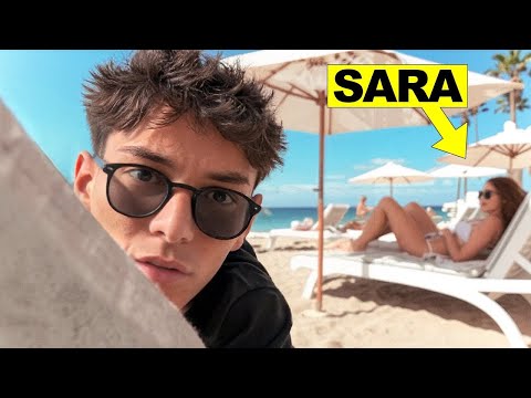 Vado di NASCOSTO in VACANZA a spiare SARA ESPOSITO..