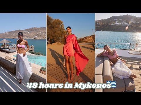 Mykonos Travel vlog.. 48 Hours in Greece 🇬🇷