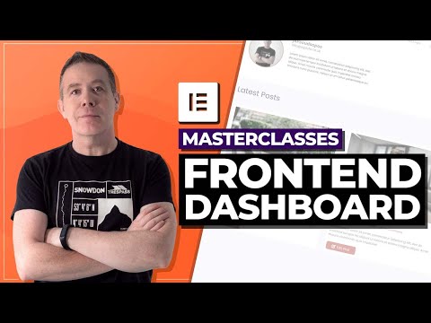 Custom Front End WordPress Dashboard with Elementor Pro FREE plugins