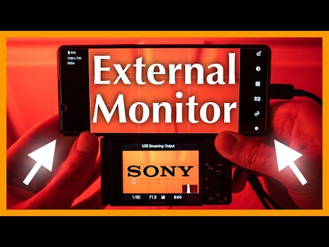 How to use External Monitor App on Sony Xperia 1 II - New Android 11 Camera Feature