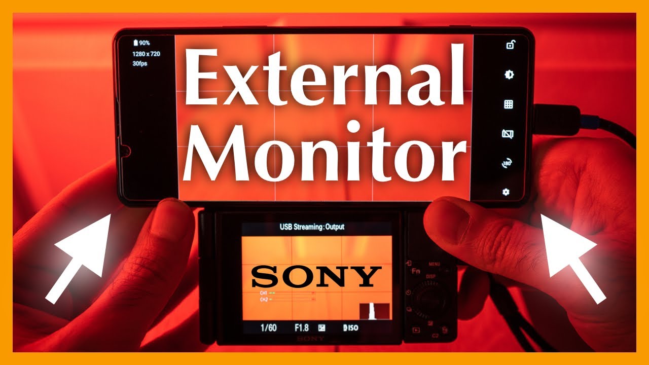How to use External Monitor App on Sony Xperia 1 II - New Android 11 Camera Feature