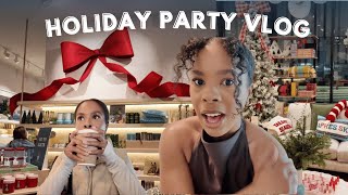 Holiday Party in LA Vlogmas (shopping, facial, party GRWM)