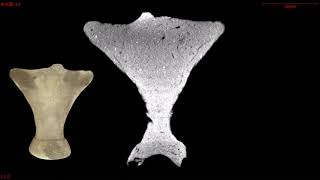 本宮市高木・北ノ脇遺跡出土土偶のX線CT画像