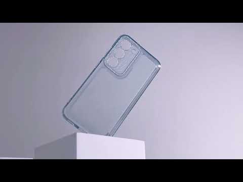 Чехол на TECNO Spark 8C серый прозрачный с защитой на камеру на телефон ТЕХНО Спарк 8Ц - фото 2 - id-p2276111400