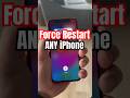 HOW TO FORCE RESTART YOUR IPHONE!