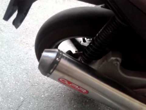 Derbi Rambla 300 GPR exhaust on e off db Killer
