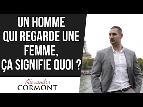 Un homme qui regarde une femme : Toutes les significations à connaitre !