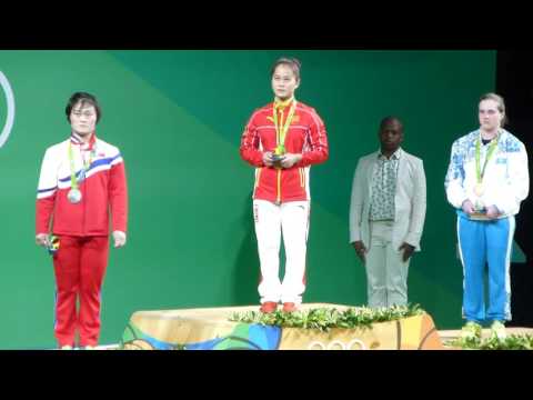 Women 63 kg Medal Ceremony