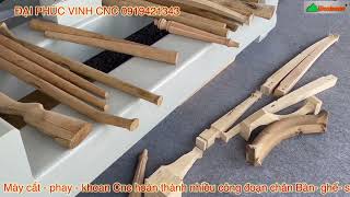 Máy phay cnc 8 trục 32 dao kẹp chống tâm xoay 360 độ Woodmaster tại TL Quy Nhơn