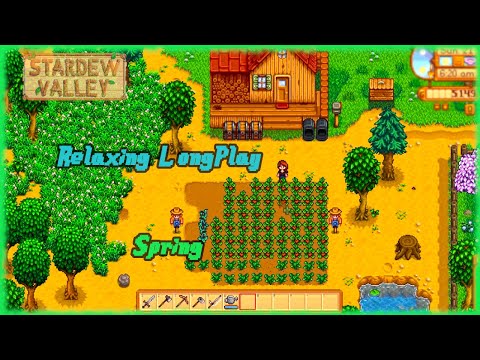 Stardew Valley - Relaxing Longplay Spring (No Commentary)
