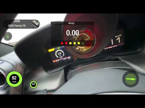 Ferrari F 8 Tributo  100-200 km/h