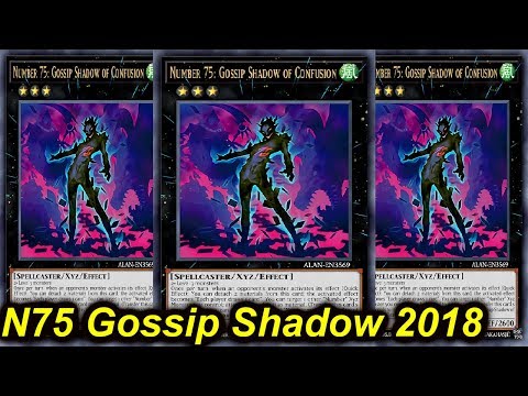 【YGOPRO】N75 GOSSIP SHADOW OF CONFUSION DECK 2018