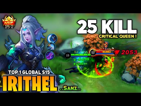 25 KILL! Where Is My Savage ?! [ Former Top 1 Global Irithel ] By ..Sanz.. - Mobile Legend
