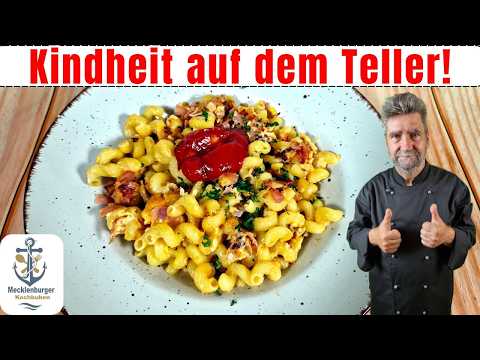 Schinken-Nudeln wie bei Oma - Das Original DDR Rezept in 20 Min.