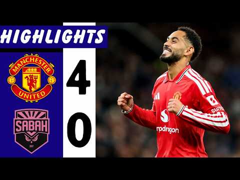 EXTENDED HIGHLIGHTS - Manchester United Vs Sabah 4-0 | | Goals & Highlights | Champions League 2026