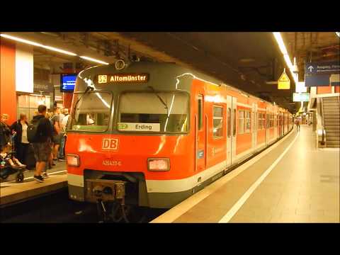 ET 420  -  Ein- und Ausfahrt München Hbf (tief)