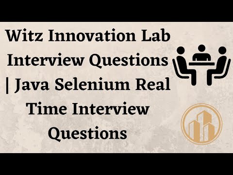 Thumbnail for Witz Innovation Lab Interview Questions 2023 | Java Selenium Real Time Interview Questions by Maxim, Sting
