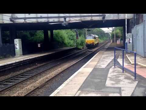 67023 Colas Rail at Guide bridge Station 02/06/17 "Clickety Click"