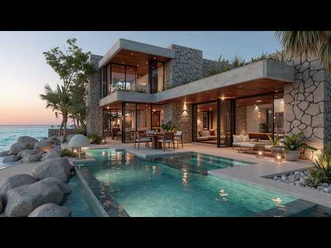 Tropical Deep House Mix ~ Sunset Vibes & Oceanfront Luxury Villa Chill