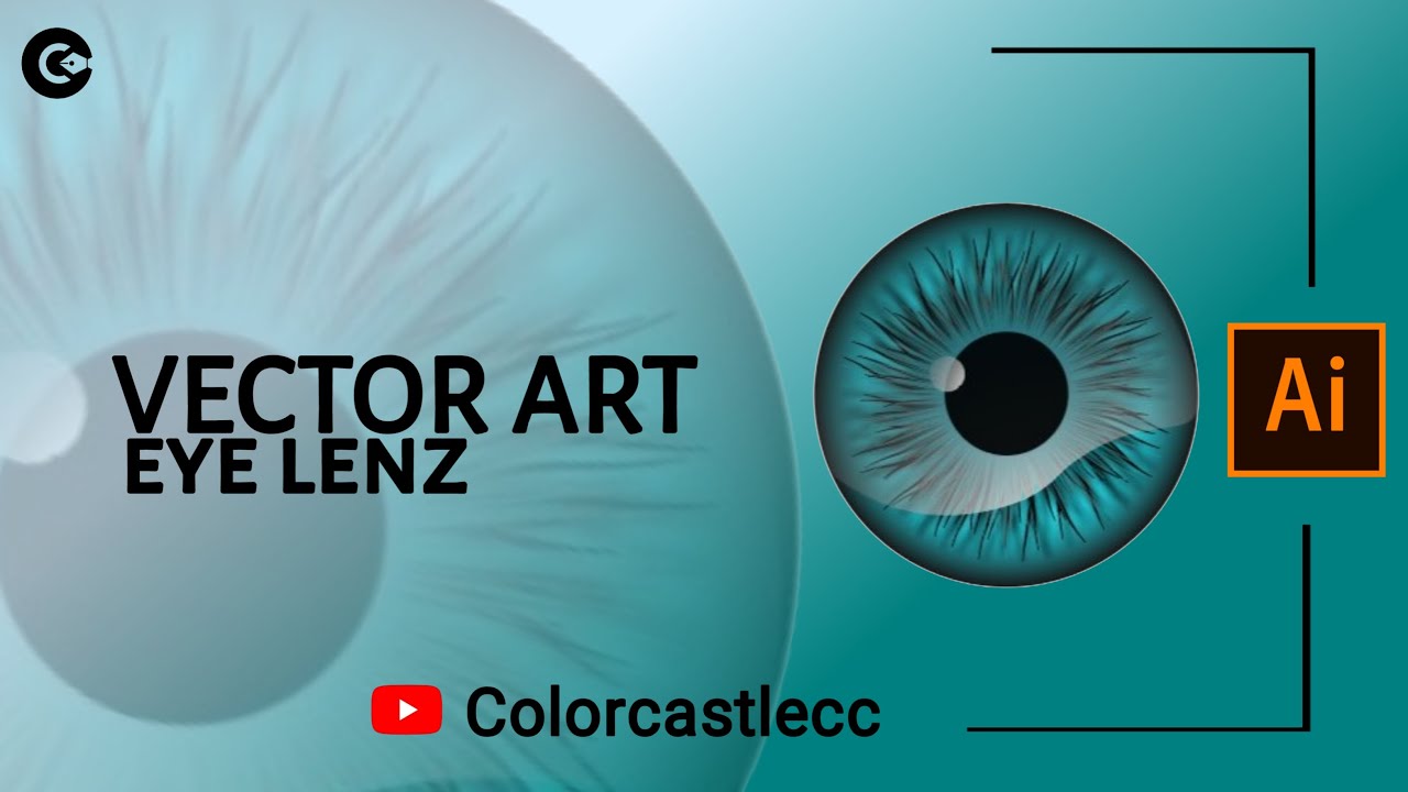 How to create vector eye | Vector art Tutorial | Adobe Illustrator Tutorial