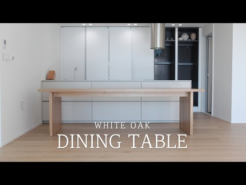 SQUARERULE FURNITURE - Making a Whiteoak Dining Table