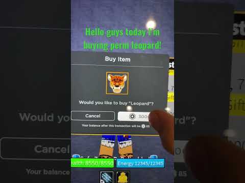 Buying perm leopard in blox fruits!!