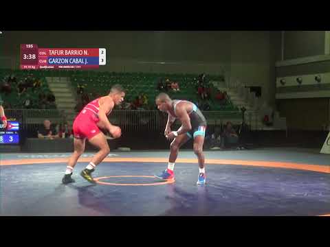 Qual. FS - 74 kg: N. TAFUR BARRIO (COL) v. J. GARZON CABAL (CUB)
