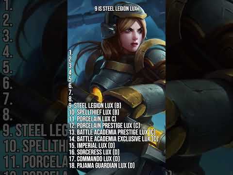 Lux Skins Ranking | League of Legends